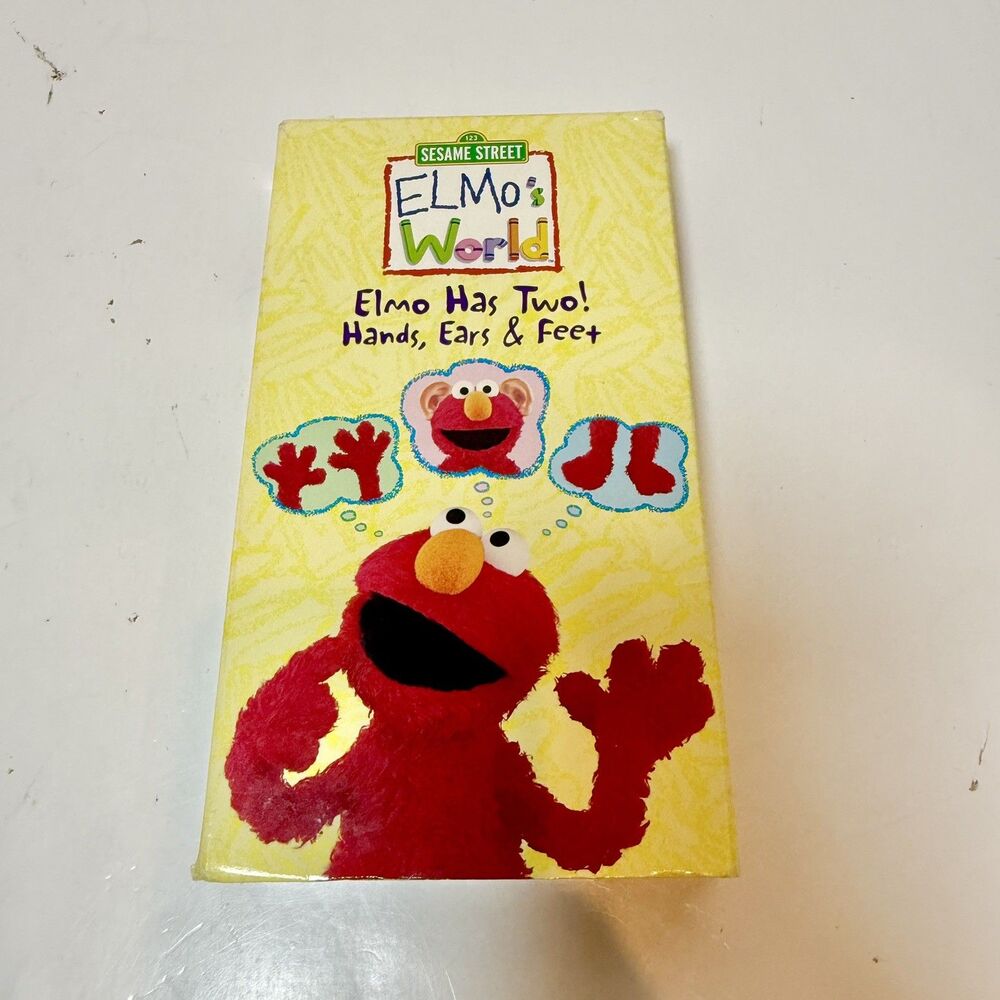 Elmo Has Two Hands Ears And Feet VHS 2004 Elmo's World Sesame Street Cartoon